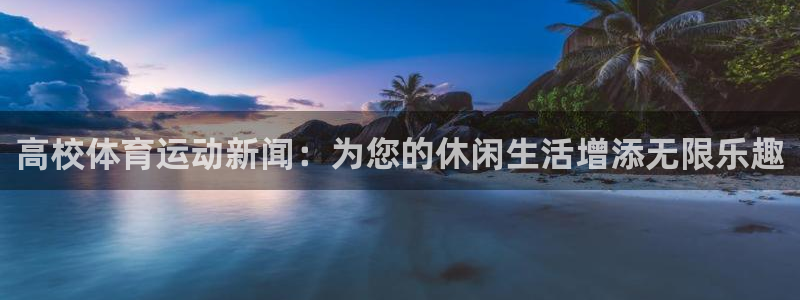 高校体育运动新闻：为您的休闲生活增添无限乐趣